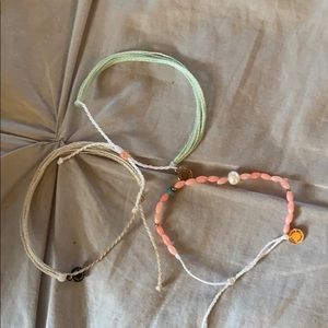 Set of three pura vida bracelets!!